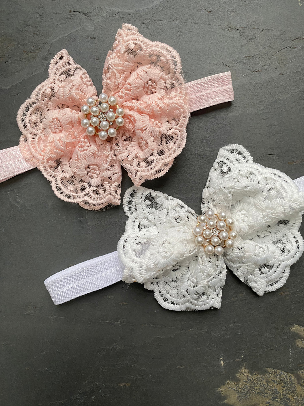 Lace Bow Hairband HB3