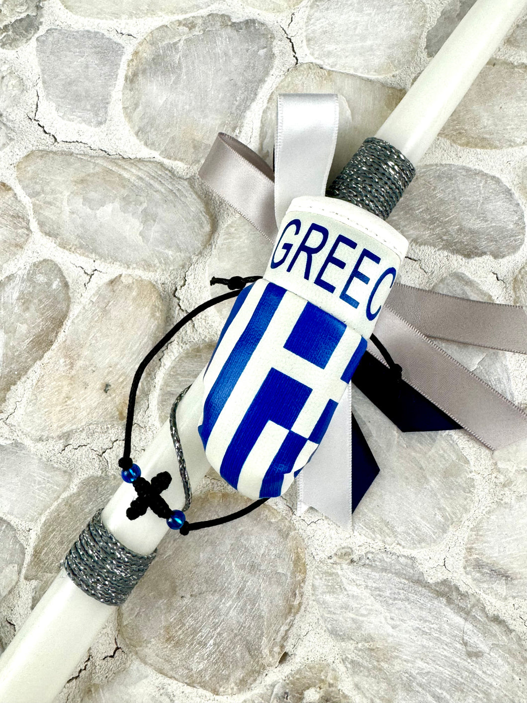 Corded Easter Candle with Greece Punching  Glove EC2024204