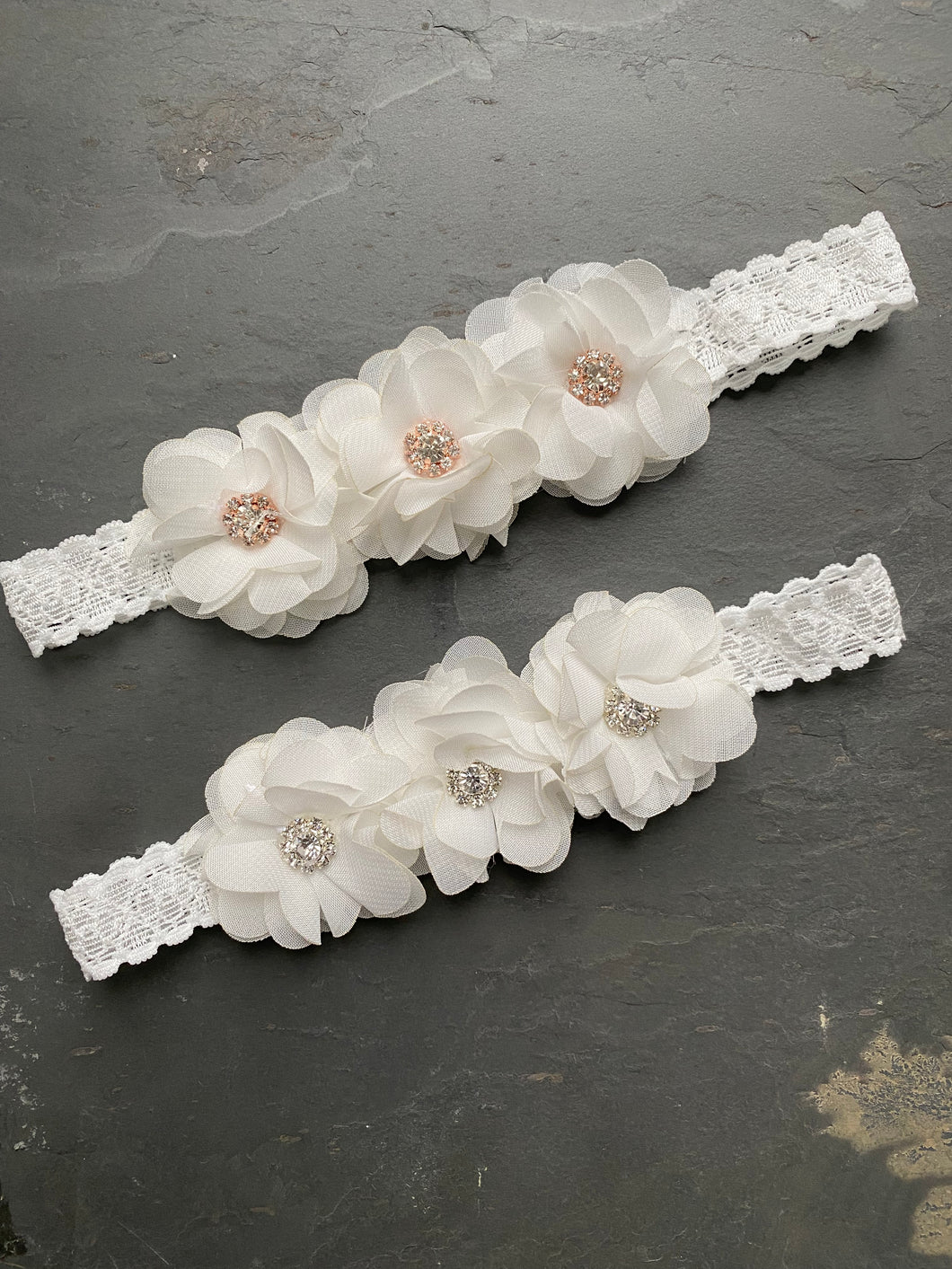 Lace Hairband with Rhinestones HB1