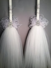 Load image into Gallery viewer, 2 Decorated 4 foot WeddingCandles  4 RC1798

