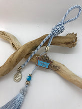 Load image into Gallery viewer, Gouri 22 Baby Blue Rope Metal Prince Crown and Panagia Pendant
