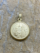 Load image into Gallery viewer, 14k Gold Pendant Konstantinata Double Sided GK3
