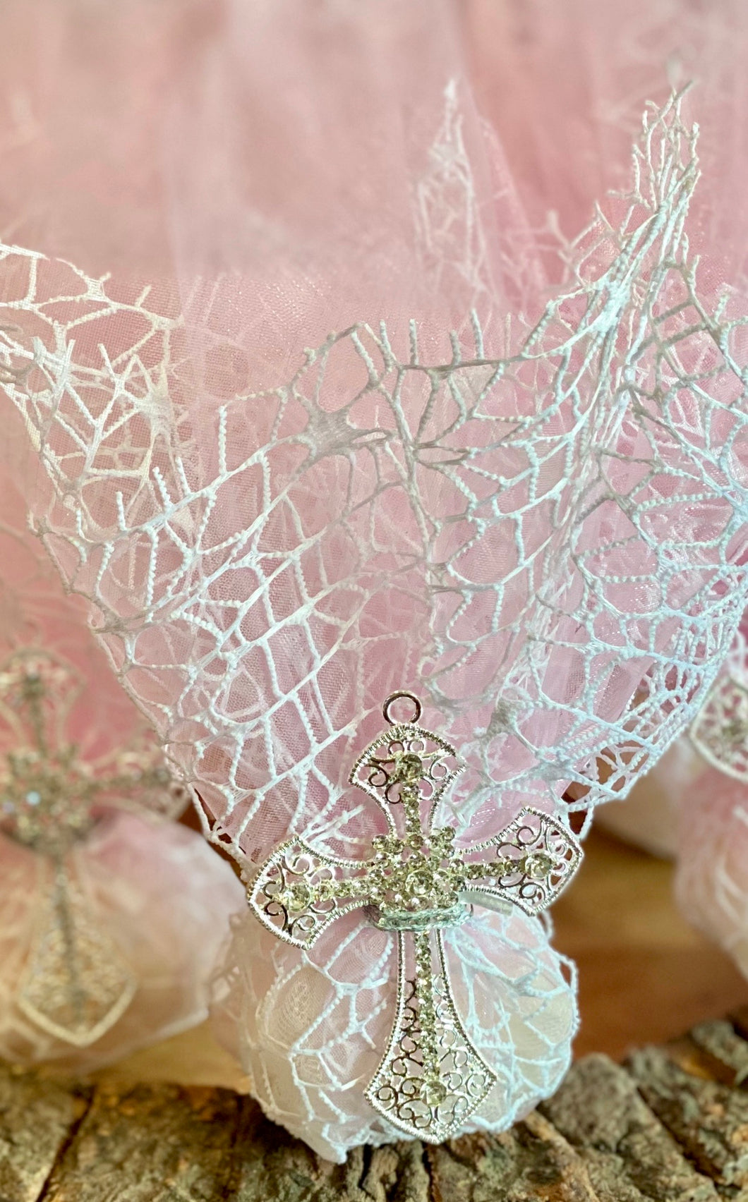 Large Silver Rhinestone Boubouniere