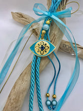Load image into Gallery viewer, Gouri 24  Baby Blue Rope With Large Mati and Beads
