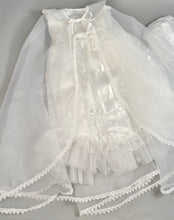 Load image into Gallery viewer, Lace Gown 4 Girls Christening Baptismal Embroidered Lace Gown with Matching Cape and Hat
