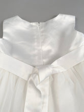 Load image into Gallery viewer, Dress 3 Girls Christening Baptismal Embroidered Dress with Pearl Accents, Matching  Cape  and Hat
