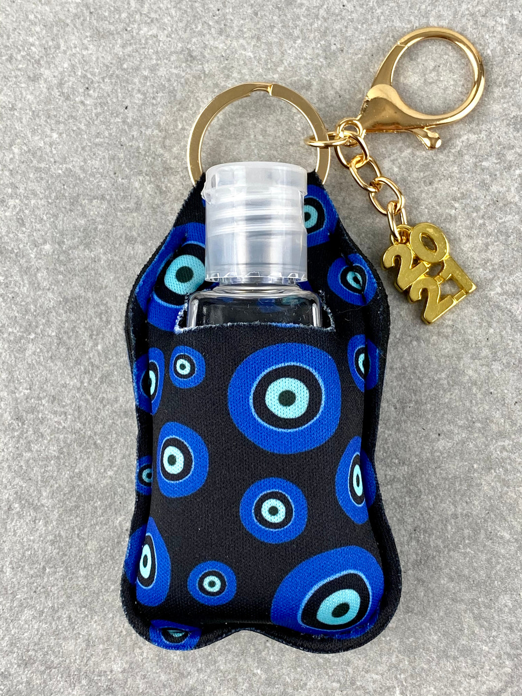 Hand Sanitizer Pouch Keychain Dark Eye 3