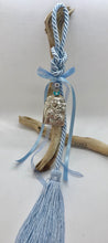 Load image into Gallery viewer, Gouri 26 Baby Blue Rope, Large Panagia Icon with Butterfly Mati
