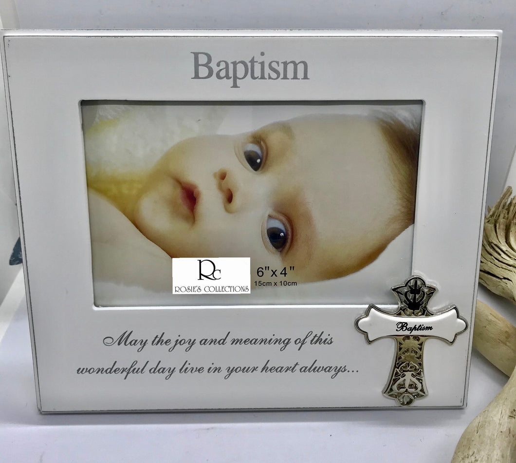 Baptism Picture Frame 4x6