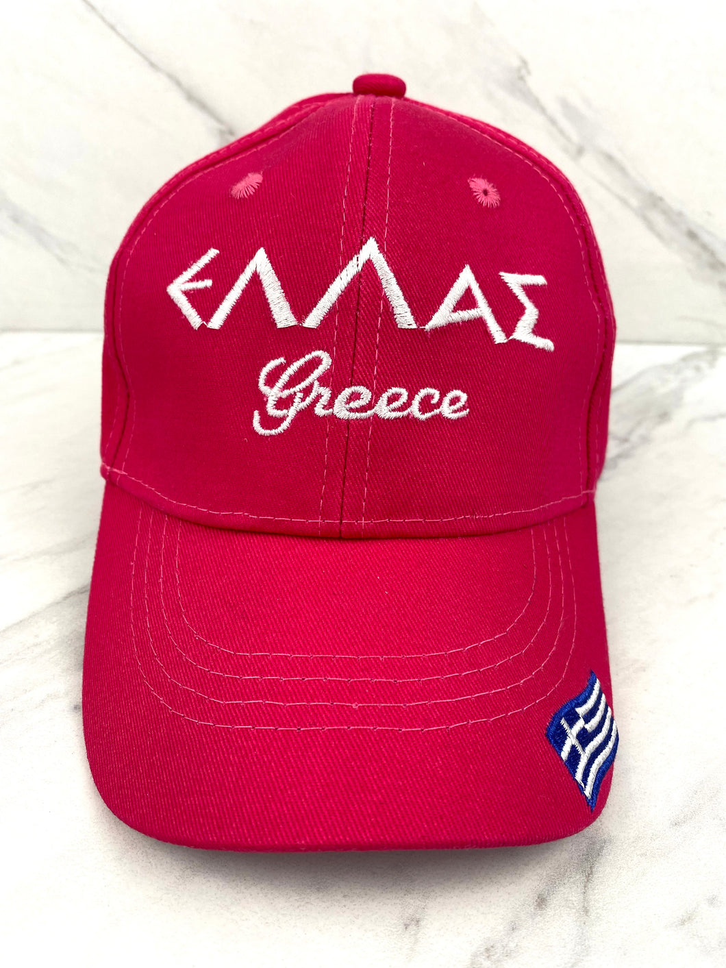 Embroidered Greece Youth Baseball Cap BH202210