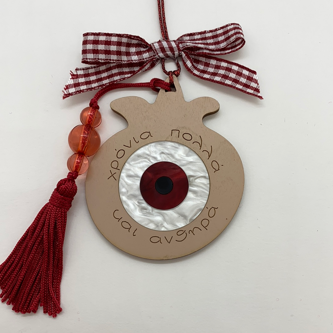Wooden Acrylic Christmas Ornament
