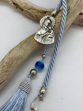 Load image into Gallery viewer, Gouri 21 Baby Blue Rope With Panagia Icon
