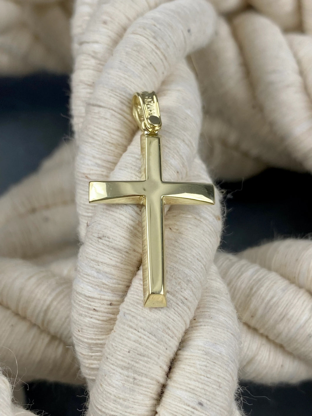 Triantos 14k Polished Yellow Gold Cross 222416