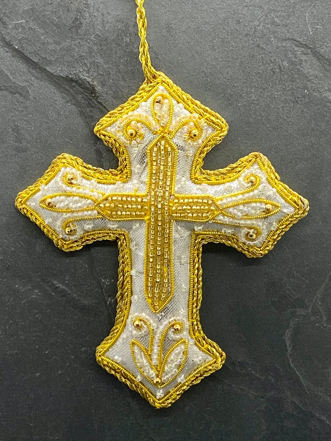 Hand Made Cross Ornament O3