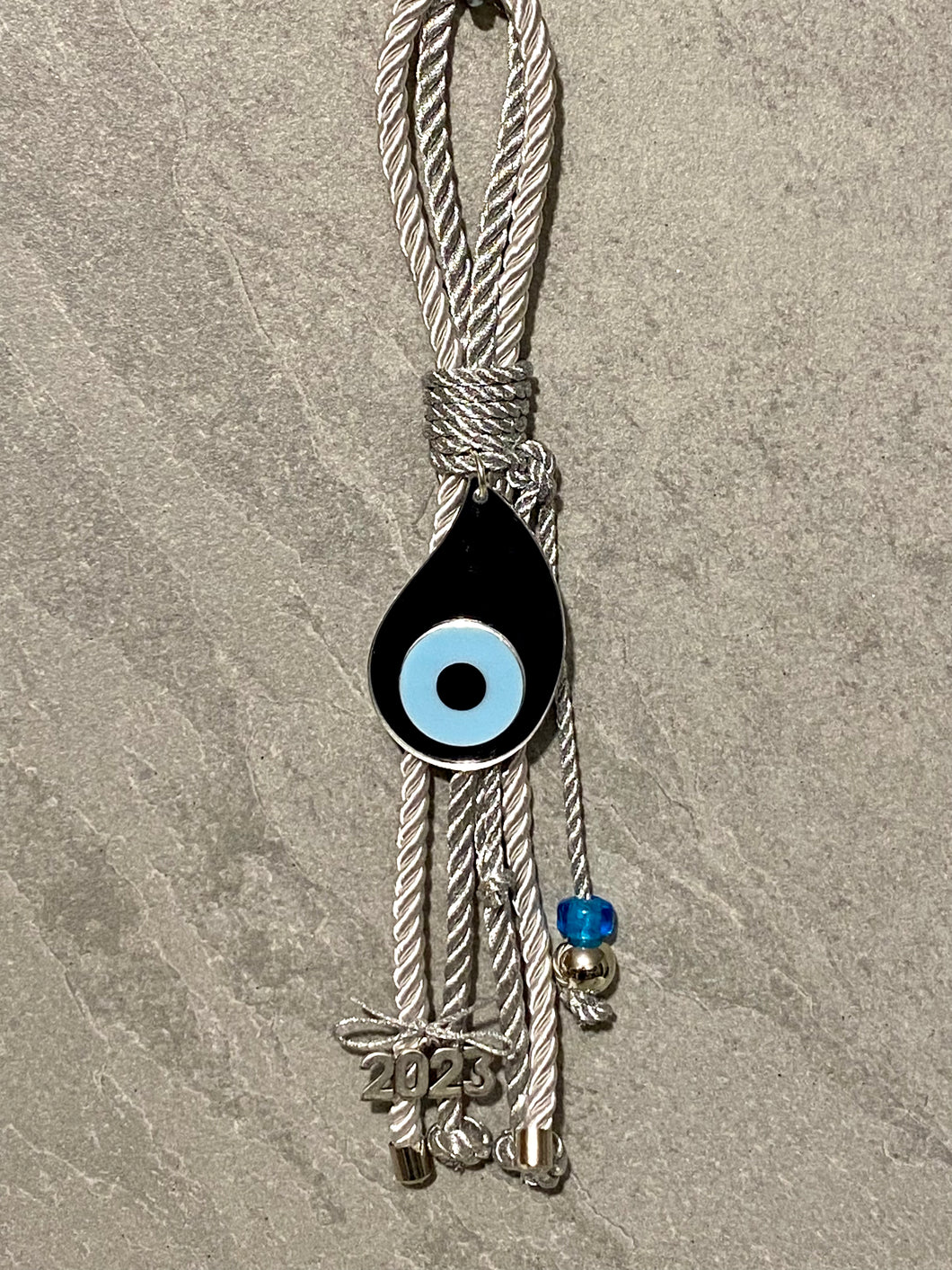 Acrylic Silver  Mati Gouri with Beads G233447