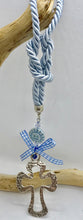 Load image into Gallery viewer, Gouri 1 Baby Blue Rope With Cross and Mataki
