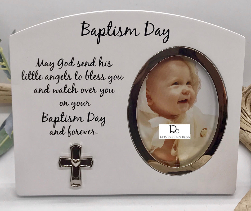 Baptism Day Wooden Picture Frame