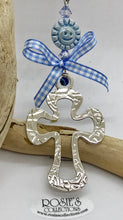 Load image into Gallery viewer, Gouri 1 Baby Blue Rope With Cross and Mataki
