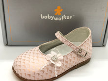 Load image into Gallery viewer, Babywalker Rose Croc Leather Shoe
