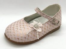 Load image into Gallery viewer, Babywalker Rose Croc Leather Shoe
